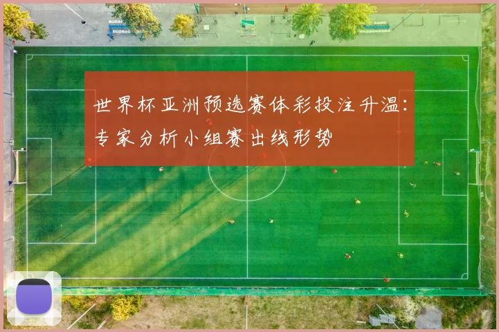 世界杯亚洲预选赛体彩投注升温：专家分析小组赛出线形势