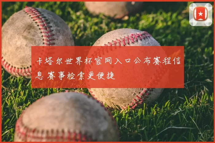 卡塔尔世界杯官网入口公布赛程信息 赛事检索更便捷